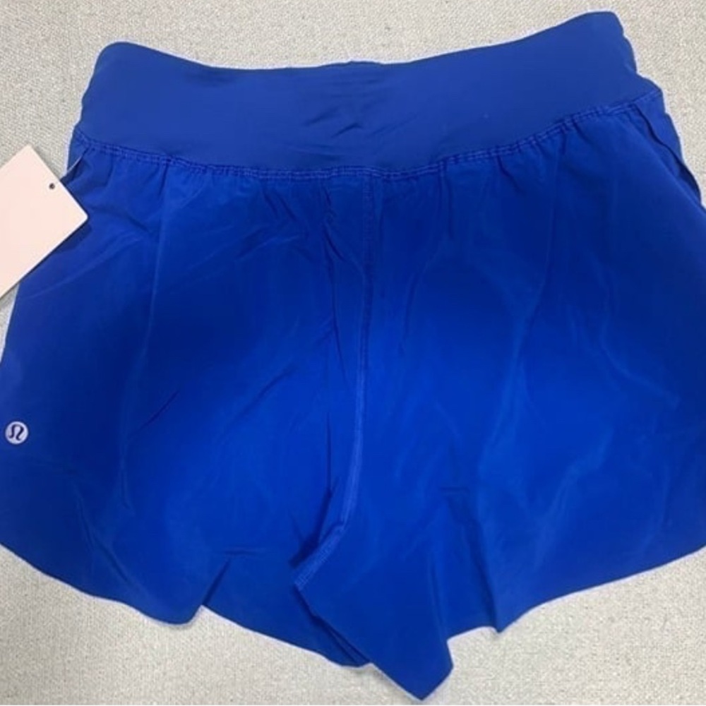 Lululemon Athletica Blue Fast and Free Shorts